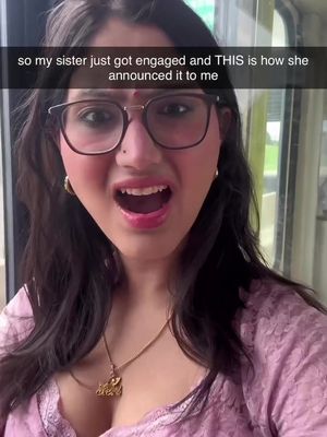 Would you tell your sibling immediately or make them figure it out first? 😭 My sister just got engaged… and THIS is how she announced it to me 💍😂 • Wait until the end 😭 • I was NOT expecting this • Best engagement reveal ever 💍 • Tag someone who’d do this 😂 @dior lip gloss #storytime #engagement #family #fyp #viral