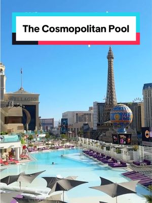 Updating my out-of-office to "poolside in Vegas" 😎 📍 @The Cosmopolitan of Las Vegas  📸 @MyCurlyAdventures  #VegasPools #VegasFoodie