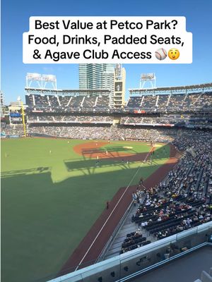 One of the best values at Petco Park, in my opinion. ⚾️👀 The Agave Club includes ballpark food, select beverages, a private lounge and bar, padded seats, private restrooms, and a great view of the game. Not a bad way to spend an evening watching the Padres! Looking for seats like these? Find awesome last-minute Padres ticket deals on @TickPick and use code PADRESBLOGGER for $10 off your purchase. 🙌 #sandiegopadres #padres #petcopark #tickpick #forthefaithful