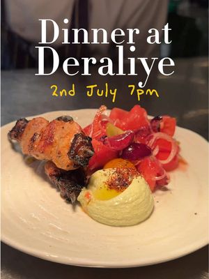 Only a few tables left now! Thank you to everyone who has booked already really excited to see you all and do the best cooking I can 🫶🏽 If you want to book a table simply head over to the link in my bio and book for the 2nd July (at anytime just to secure booking) but make sure to arrive at 7pm as the event starts then!  Also if there are any dietary restrictions please make that clear when you book! Thank you 🙏🏽  Filmed by my brother @Elijah!  #grilledsquid #grilledlamb #lambskewers #londonpopup