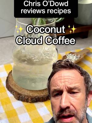 Wood chips or coconut shavings? Chris O’Dowd is back with his thoughts on this Coconut Cloud Coffee! ☕️ 🥥 