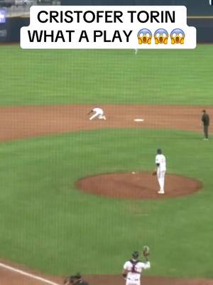 How is Cristofer Torin real??? #baseball #amarillo #doubleplay #milb #MLB 