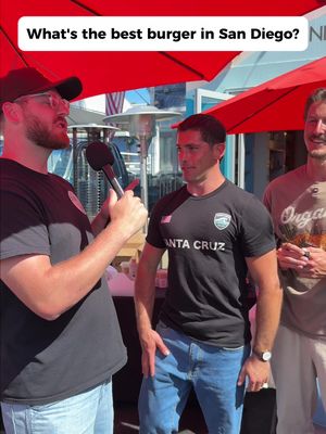 What’s the best burger in San Diego? #sandiego #streetinterview 