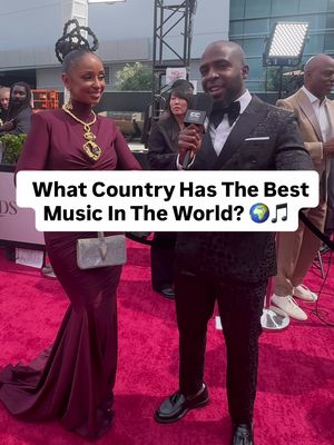 At the @BET Networks awards, what country has the best music in the world? 🌍
