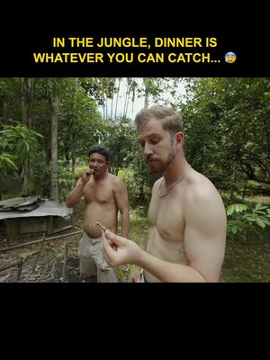 You don’t really have a choice in the Amazon Jungle when it comes to food… if it were you, would you go for the wild pig or the cow stomach? 🤔 #amazonjungle #weirdfood #yestheory