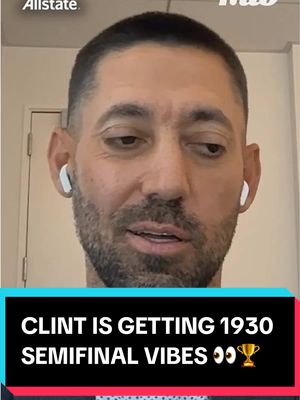 CLINT DEMPSEY IS SEEING SIMILARITIES WITH THE  USMNT 1930 SEMIFINAL RUN 🏆👀 “I’m gonna keep dreaming” 🇺🇸 #clintdempsey #usmnt #usa #semifinals 
