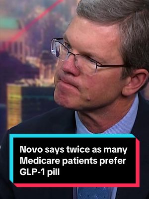 Novo Nordisk Executive Vice President of US Operations Jamey Millar says that the company's market research shows twice as many US Medicare recipients would rather take a weight-loss pill over a shot. #weightloss #health #medicine #business 