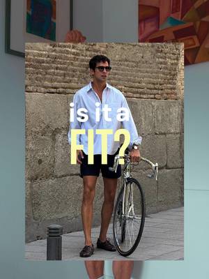Is it a fit or is he just tall? Summer shirt outfit for the summer heat 🔥 #mensoutfitideas #recreatingpinterestoutfits #mensfashion #cleanaesthetic #shortking 