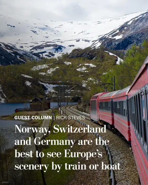 A beautiful thing about train travel is how often the journey itself can be as rewarding as the destination, @ricksteveseurope says. That’s particularly true in Europe, where travelers can enjoy special trains (as well as some special buses and boats) along routes designed to maximize views of spectacular scenery. These journeys through Norway, Switzerland and Germany are as rewarding as the destination. Rick Steves writes European guidebooks, hosts travel shows on public TV and radio, and organizes European tours.  Read more from The Washington Post at the link in our bio. #travel #norway #switzerland #germany #euro