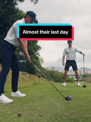 No golfers were endangered during the filming of this video 💀