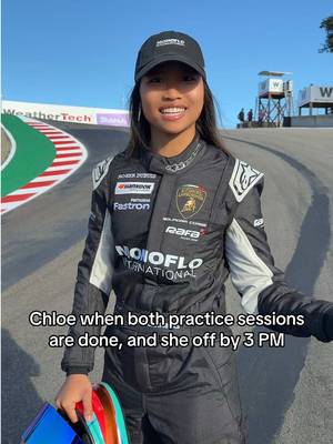 The machine shuts down early today. 🤫🏎️💨  #Motorsports #rafaracing #chloechambers @Chloe Chambers 