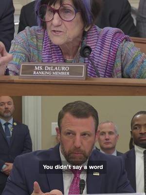 Democratic Rep. Rosa DeLauro and Department of Homeland Security Secretary Markwayne Mullin traded sharp words and fingerpointing during Mullin's testimony on the Trump administration's immigration agenda.