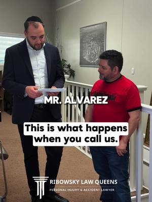 This is what happens when you call us. Mr. Alvarez came to us after another firm gave him a different story. Today, he is picking up his settlement check. Results like this start with one call. We handle car accidents, truck accidents, motorcycle accidents, slip and fall, trip and fall, premises liability, construction accidents, pedestrian accidents, and personal injury cases across all 5 boroughs of New York City. Free consultation, (516) 531-7833. This is what happens when you call us. Mr. Alvarez came to us after another firm gave him a different story. Today, he is picking up his settlement check. Results like this start with one call. We handle car accidents, truck accidents, motorcycle accidents, slip and fall, trip and fall, premises liability, construction accidents, pedestrian accidents, and personal injury cases across all 5 boroughs of New York City. Free consultation, (516) 531-7833.