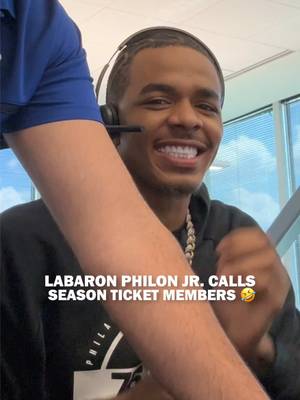 first day on the job (literally) ☎️ #labaronphilonjr #sixers #philly #NBA #funny 
