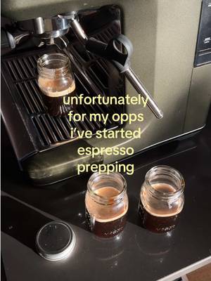 this is a cry for help #mealprep #finalboss #espresso #latte 