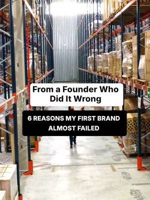 6 reasons my first brand almost failed: 1. I underestimated how hard customer acquisition would be. 2. I did not track cash flow closely enough. 3. I overestimated demand before proving it. 4. I moved too fast without strong systems. 5. I relied on sales instead of building real retention. 6. I waited too long to fix obvious problems. From a founder who had to learn the hard way.