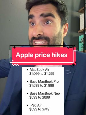 I’m sure these Apple prices hikes will be temporary….#admaniexplains #apple 