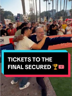 TICKETS TO THE FINAL SECURED. ALL TIME MEN IN BLAZERS MOMENT FROM @Marriott Bonvoy 🏆 #marriottbonvoypartner 