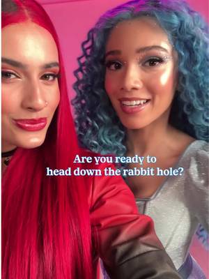 Down the rabbit hole they go 🌹🐇✨ Descendants: #WickedWonderland premieres July 16 on Disney Channel, next day on Disney+.