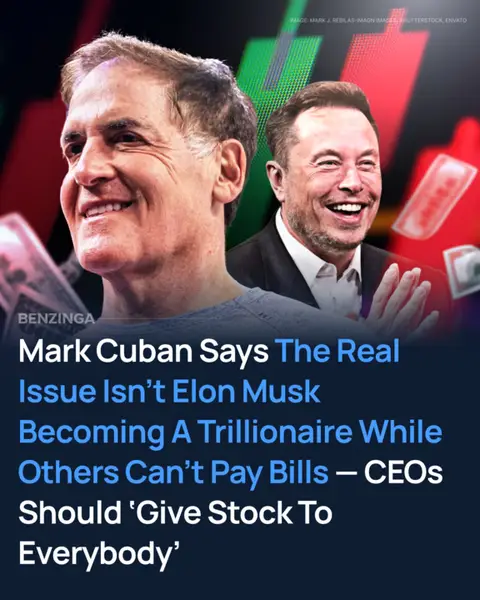 Mark Cuban is stirring up the conversation on wealth distribution, emphasizing a need for change in how companies share their success. While much attention is on Elon Musk's potential to become a trillionaire, Cuban argues that the real issue lies in the income disparity affecting millions of Americans who struggle to pay bills. He suggests that CEOs should consider making stock ownership more inclusive, allowing employees at all levels to benefit from a company’s growth. By giving stock to everyone, Cuban believes we could create a more equitable financial landscape where prosperity is shared, rather than concentrated at the top. This idea comes in the wake of ongoing debates about wealth inequality and the role of billionaire entrepreneurs in modern society. Cuban's proposal could spark significant changes in corporate policies and influence how the next generation of businesses operate. Do you think this strategy could be the key to reducing economic inequality? Share your thoughts below! #MarkCuban #ElonMusk #WealthInequality #StockOwnership #CorporateResponsibility