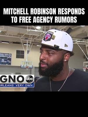 Mitchell Robinson when asked if he would be returning to the Knicks: "We can see what happens. It would be great, try to do it, to run it back again, try to go back to back…defending champs, so we'll…that's…very a possibility" [via WGNO]