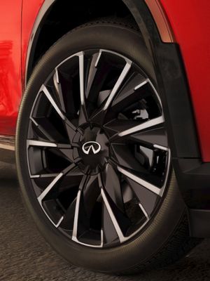 Sunfire Red. Obsidian Black. Harbor Gray. Three colors. Three moods. And inside, personalized ambient lighting lets you carry that feeling into every drive. #INFINITI #QX65