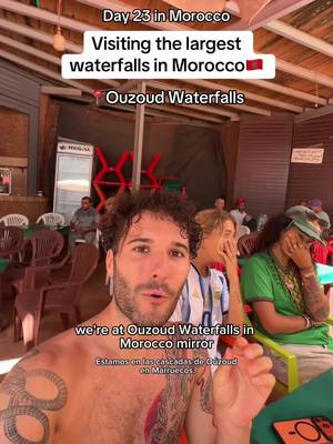 Ouzoud Waterfalls in Moroco is so underated!! It’s about 2-3 hours from Marrakesh, or rent a car and make a roadtrip (that’s what we did!) #morocco🇲🇦المغاربة #ouzoudwaterfalls #marrakech🇲🇦morocco 