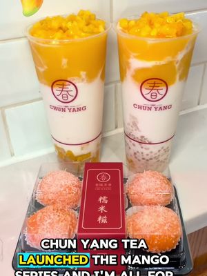 If you love mangos, you have to try the drinks at Chun Yang Tea and especially their yummy mango mochi treats! 🥭 #mango #nycdrinks #nycdesserts #nycdessert #nycsweets