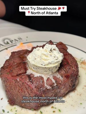 Pampas in Johns Creek is perfect for group dining and we love that they do half off all wine bottles priced up to $250 every Wednesday! #atlfood #atlantarestaurants 