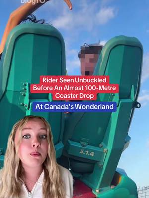 A rider’s seatbelt came unbuckled on a coaster at Canada's Wonderland 😧🎙️-@olga🌟 #canadaswonderland #canada #vaughan #toronto #rollercoaster 