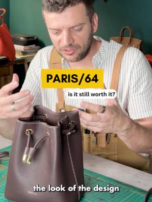 I bought this one myself. Second @paris64world dissection... needed to know if the first result was luck or a pattern. Stainless steel hardware with PVD coating. Three support materials in the base. Napa leather from Spain. Craftsmanship that's clean even where you'll never look. Estimated production cost: ~€169. They're selling it for €400. That math is rare. And I've cut open enough bags to know it. Transparency: I purchased this bag with my own money. I'm collaborating with Paris 64 on a separate paid video coming later, but this dissection isn't part of that deal. Not an ad. #leatherbag #leathertok #bagreview #spanishleather #paris64 #luxurybag #tannerleatherstein