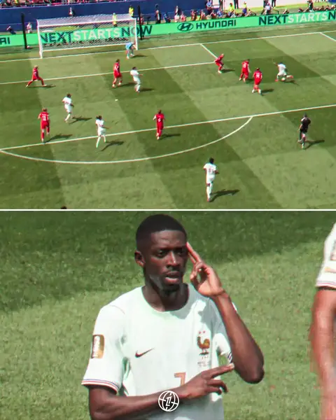 Second WC goal for Ousmane Dembélé! #SportsTikTok #Ligue1 #Worldcup #France #Goal