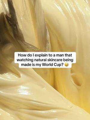 Watching natural skincare being made >> soccer world cup 🤭⚽️ #naturalskincare #naturalskincareproducts #smallbatchskincare #skincaremixing #torontoworldcup 