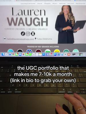 The UGC portfolio I use to make between 7-10k a month is now up for grabs!  It's the exact one I use, ready for Canva. It's drag & drop so can you easily add your photos + videos. You can also fully customize it to however you like!  Link in bio to grab yours ✨ #ugccreator #ugcportfolio #ugcportfolioexample #ugctips #ugccommunity 