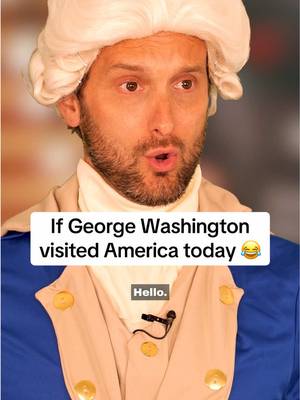 George wasn’t ready for the ending 😂 #america250 #4thofjuly #funny #merica #foryoupage 