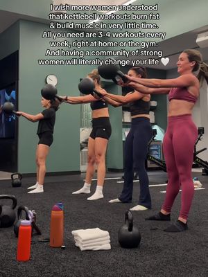 Join us? Claim a free week of our exact plan and follow along workouts in my prof #fitmom #kettlebellworkout #kettlebellcomplexes #kettlebellcoach #kettlebellswings 