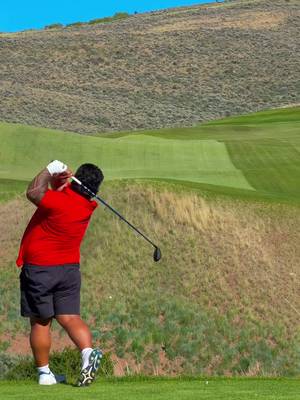 Not sure if bump and run was the play? But it sure worked out🫡 #fyp #malosigolf 