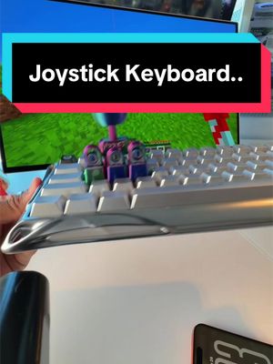 I swapped my keyboard’s WASD with a joystick.. #carterpcs #Tech #keyboard #3dprinting #gaming 