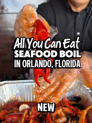 All you can eat Seafood Boil in Orlando Florida? 🦀 It’s called Crabbers Orlando located at 2258 S. Kirkman Rd near Universal Studios in the Metrowest area, and they feature a la cart as well as an all-you-can-eat seafood feast featuring crab legs, shrimp, crawfish, mussels, corn, and potatoes. The All-You-Can-Eat Seafood Boil is $48 per person, which is also inclusive of tipping/gratuity. Open daily from 11 AM–10 PM. Check them out asap and follow us @tastychomps for more. #partner #orlandofoodie #tastychomps @Crabbers Orlando @CRABBERS 