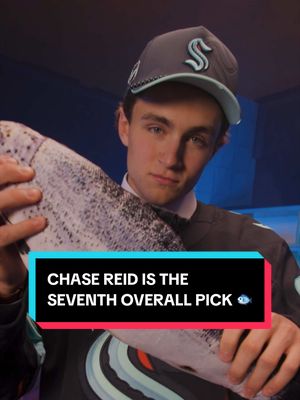 niceeeeeee form 🙂‍↕️ #NHL #NHLDraft #ChaseReid #SeattleKraken #hockey 