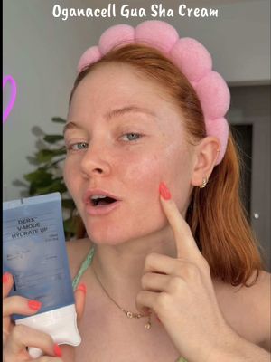 so sculpted and hydrated with @Oganacell Store US ✨🩵 link in bio to get yours! #skincare #oganacell #koreanbeauty #guasha #pdrn