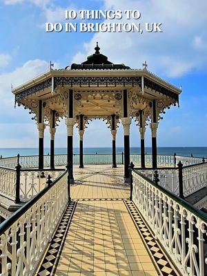  Seaside fun in Brighton! 🌞 Save this list of the best things to do in Brighton or send to a friend you'd like to visit with: Explore the iconic Royal Pavilion 🏯 Walk along the famous Brighton Palace Pier 🎢 Ride the world's oldest electric railway 🚂 Browse the indie shops of North Laine 🛍️ Admire the Victorian Bandstand overlooking Brighton Beach 🎶 Enjoy cocktails at the Brighton i360 glass pod, reaching 450 feet 🍹 Get lost in the charming Lanes  🏠   Stroll the Undercliff Walk with views of the sea 🌊 Dine at the acclaimed Salt Room restaurant 🍽️  Grab bites at Shelter Hall food hall 🍔 #VisitBrighton #SeaSideCity #UKTravel #Brightoni360 #Brighton  @brightoni360official @thesaltroombrighton @brighton_museums @shelterhallmarket @visit.brighton @visitsussex