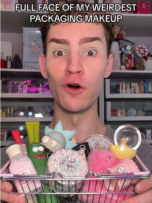 Replying to @️ picking out my weirdest makeup items from my collection! #makeup #viralmakeup #makeupchallenge #beauty #makeupartist 