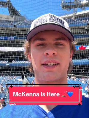 Gavin McKenna is in the house 🇨🇦💙 #MLB #BlueJays #BlueJays50 #GavinMcKenna 