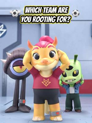 It's football season! ⚽ Tell us which team you're rooting for in the comments!👇 #runmonsterrun #rmr #Soccer #football #animation 