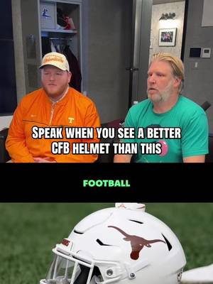 Speak when you see a better college football helmet than Texas’ 