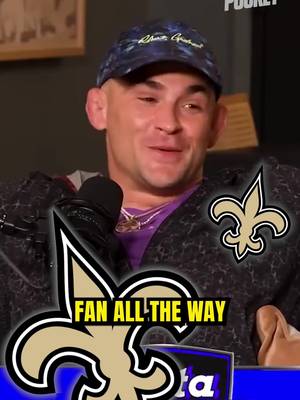 Dustin Poirier didn’t hold back on the Derek Carr Saints era 😂 #dustinpoirier #nfl #neworleanssaints #fyp #foryoupage 