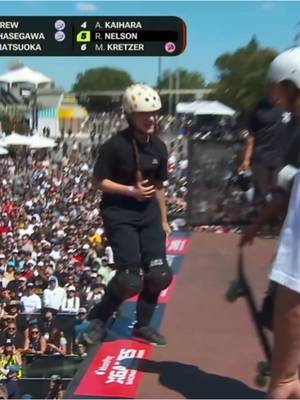Landed a trick that has never been done in a contest @X Games today #XGames #sports #girlpower #skate 