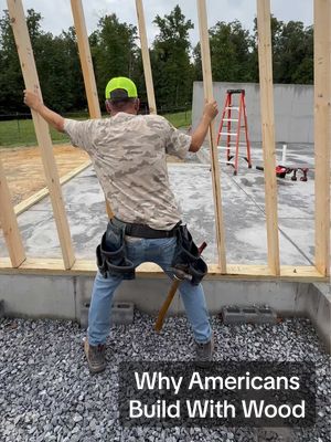 Why Do Americans Build Houses with Wood? #build #howto #construction #DIY #contractor