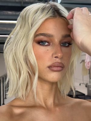 I’ve had a lot of comments saying, “The lips are too much” For this video on insta ….. But that’s the thing about makeup… there are no rules. It’s art. It’s creative. It’s personal. It’s open to interpretation. Not everyone has to love it or understand it …. So go on wear the damn glitter , Smokey eye or bold lipstick when did it become that serious?  @lily with the insane face card 